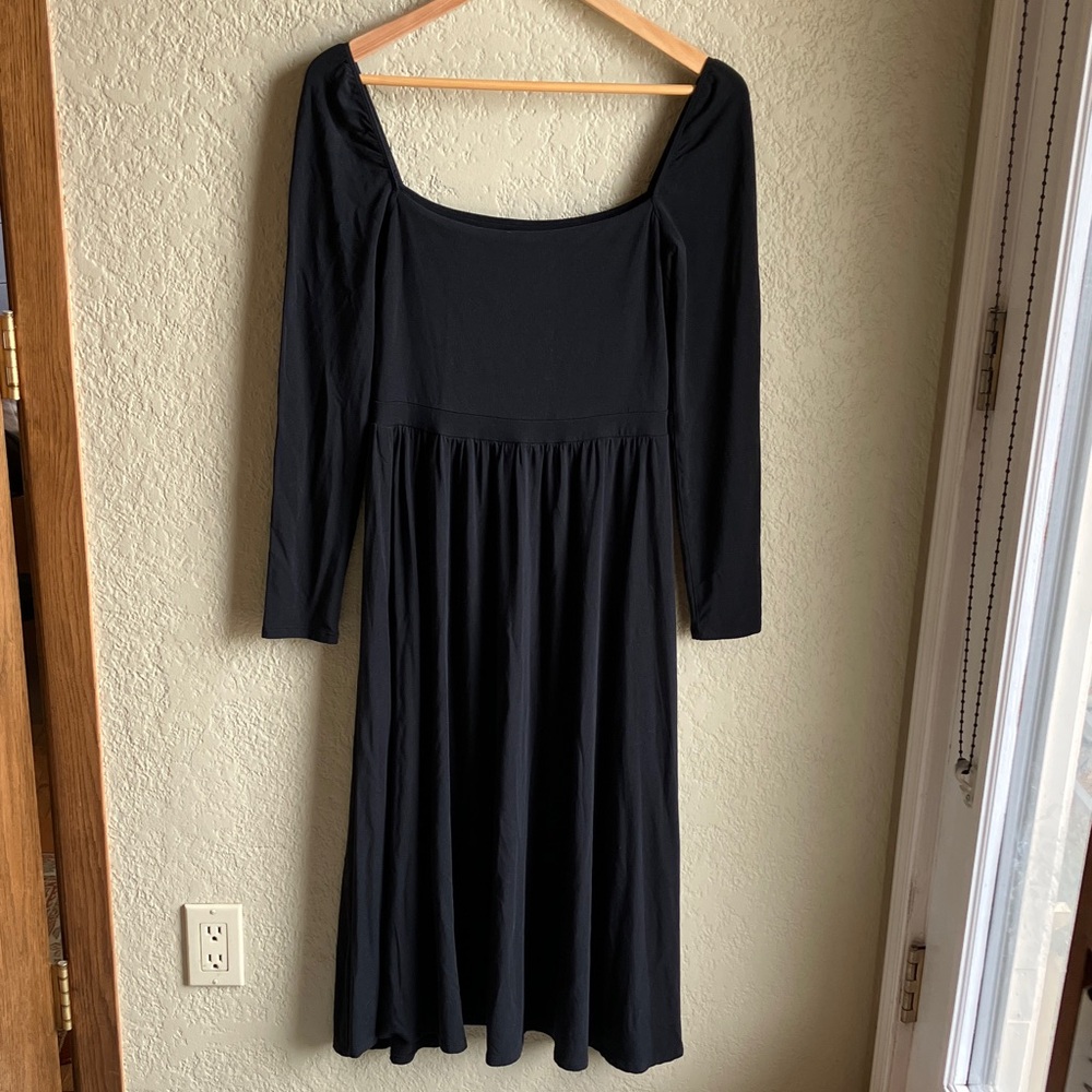 Wilfred coquette stretch dress black
